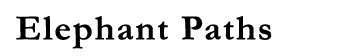 Text Elephant Paths